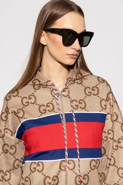 Gucci BLACK Sunglasses with logo