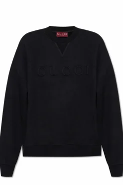 Gucci BLACK Sweatshirt with logo