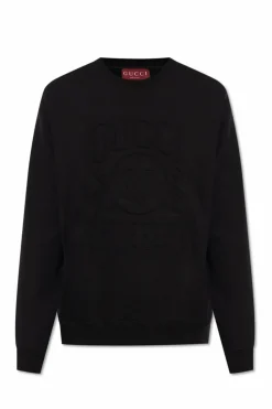 Gucci BLACK Sweatshirt with logo