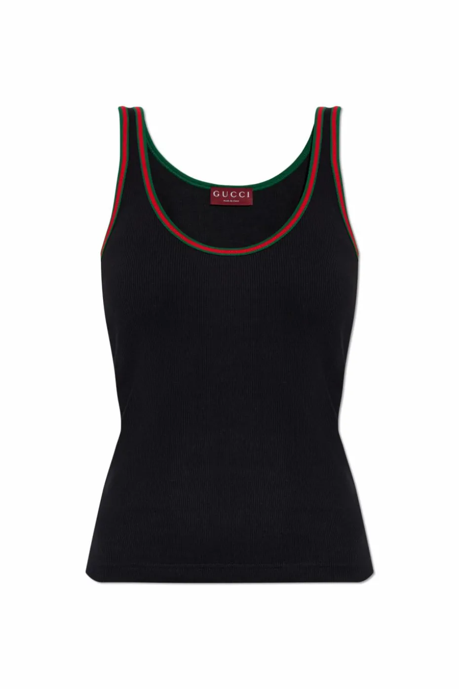 Gucci BLACK Top with signature Web stripe