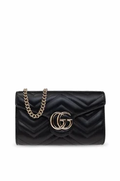Gucci BLACK Wallet with chain