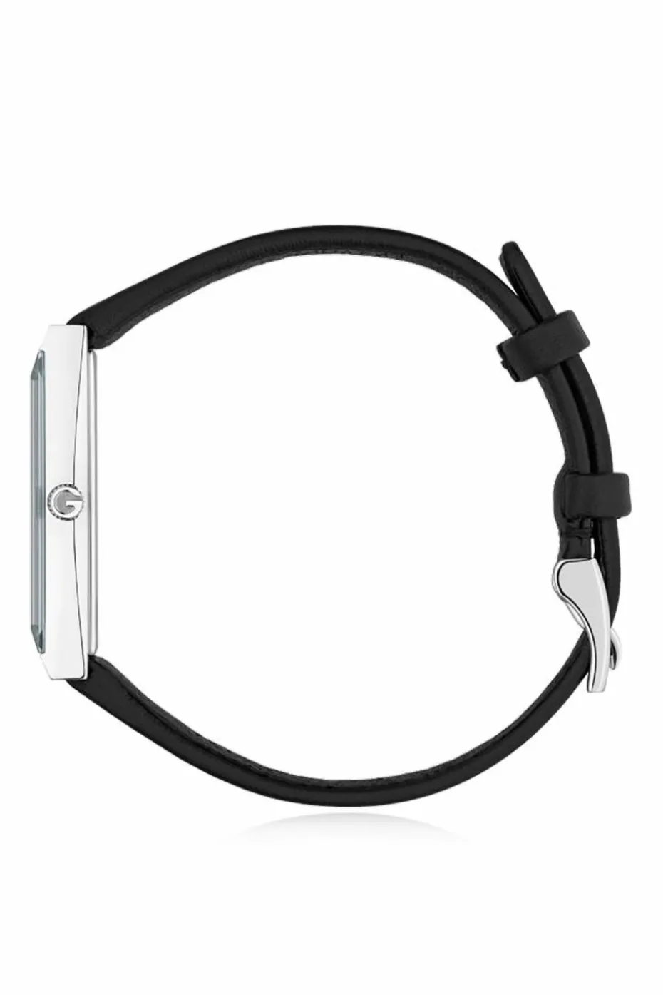 Gucci BLACK Watch with leather strap