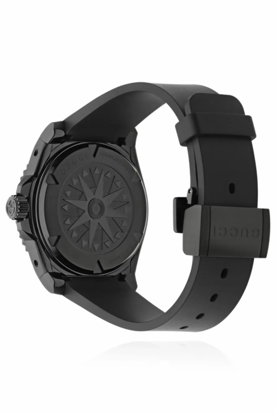 Gucci BLACK Watch with rubber strap