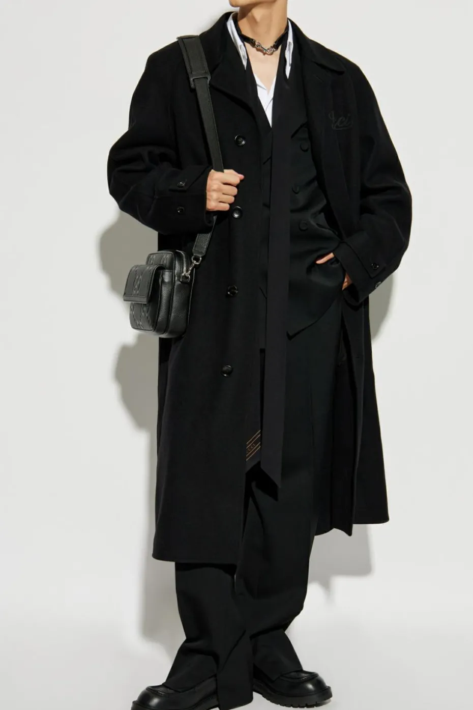 Gucci BLACK Wool Coat