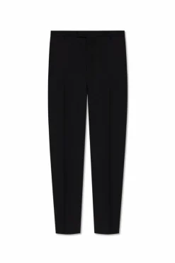Gucci BLACK Wool pants with shimmering appliqués