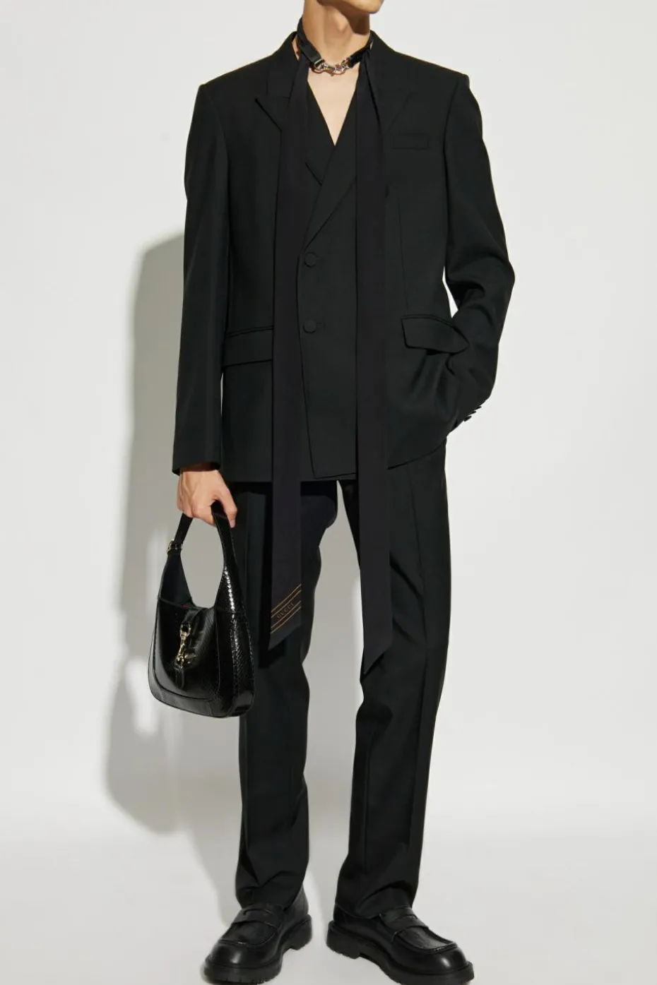 Gucci BLACK Wool Suit