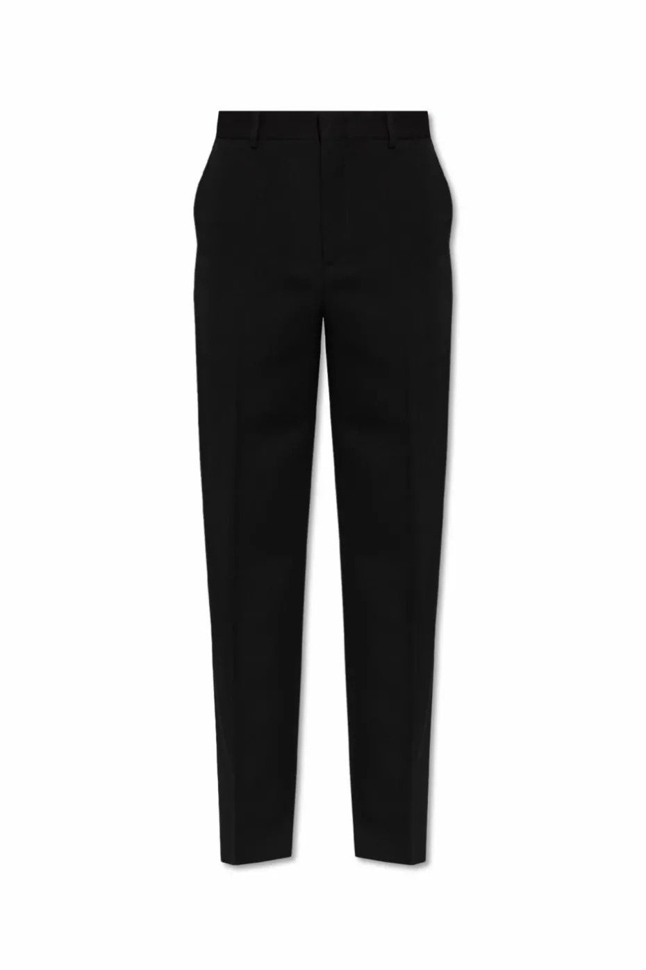 Gucci BLACK Wool trousers with a crease