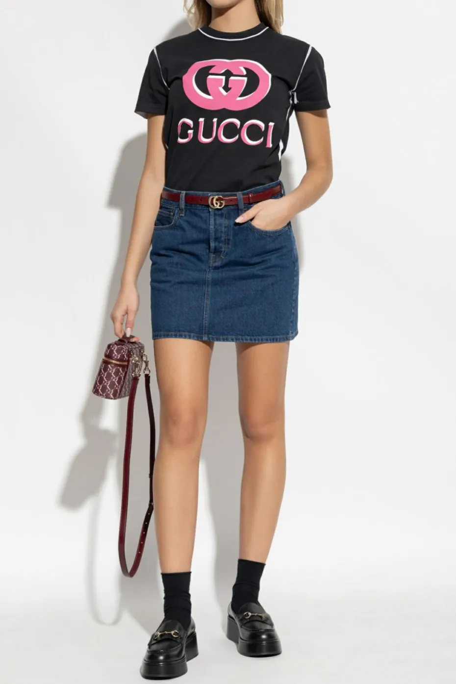 Gucci BLUE Denim skirt