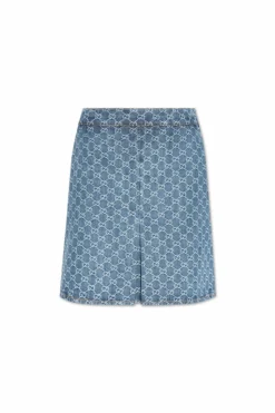 Gucci BLUE Denim skirt
