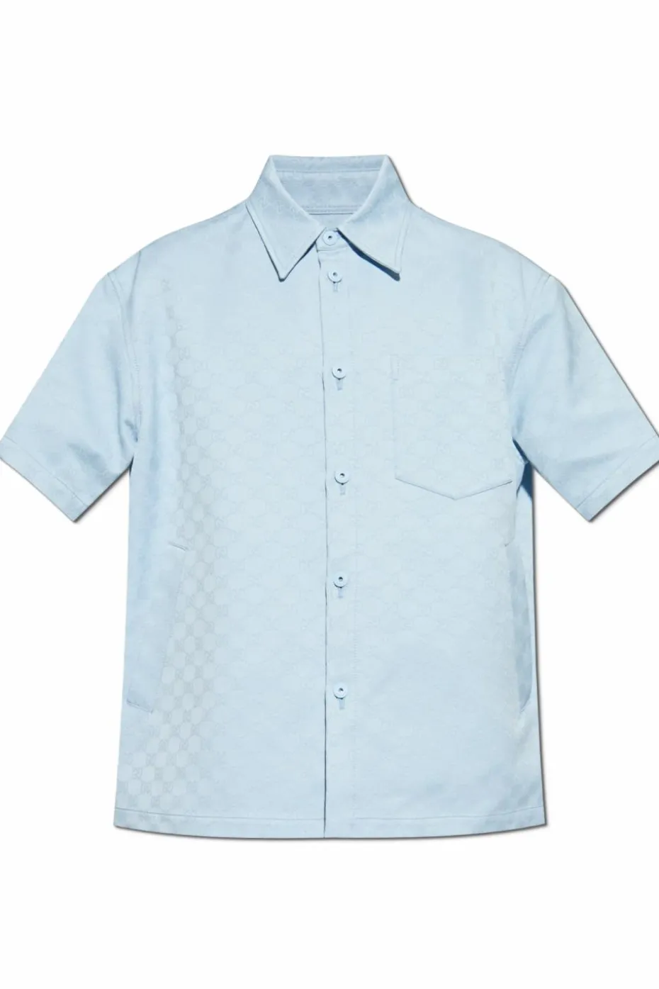 Gucci BLUE GG pattern shirt