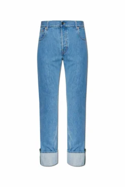 Gucci BLUE Jeans with cuffed legs