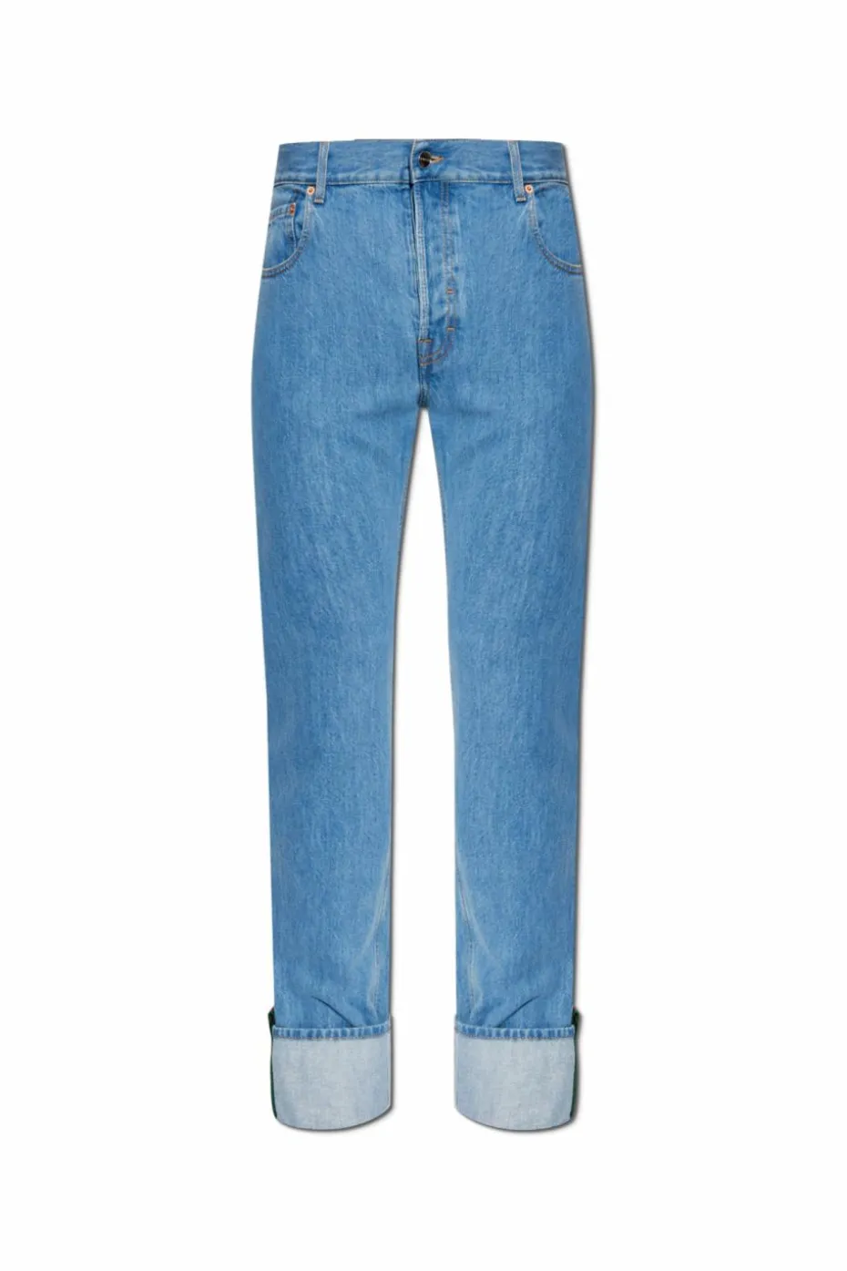 Gucci BLUE Jeans with cuffed legs