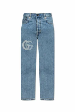 Gucci BLUE Jeans with logo