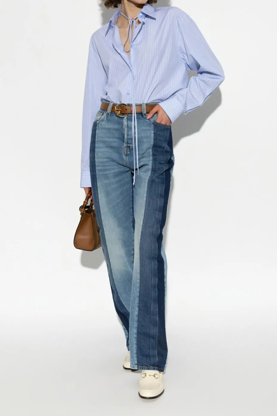 Gucci BLUE Shirt in oversize style