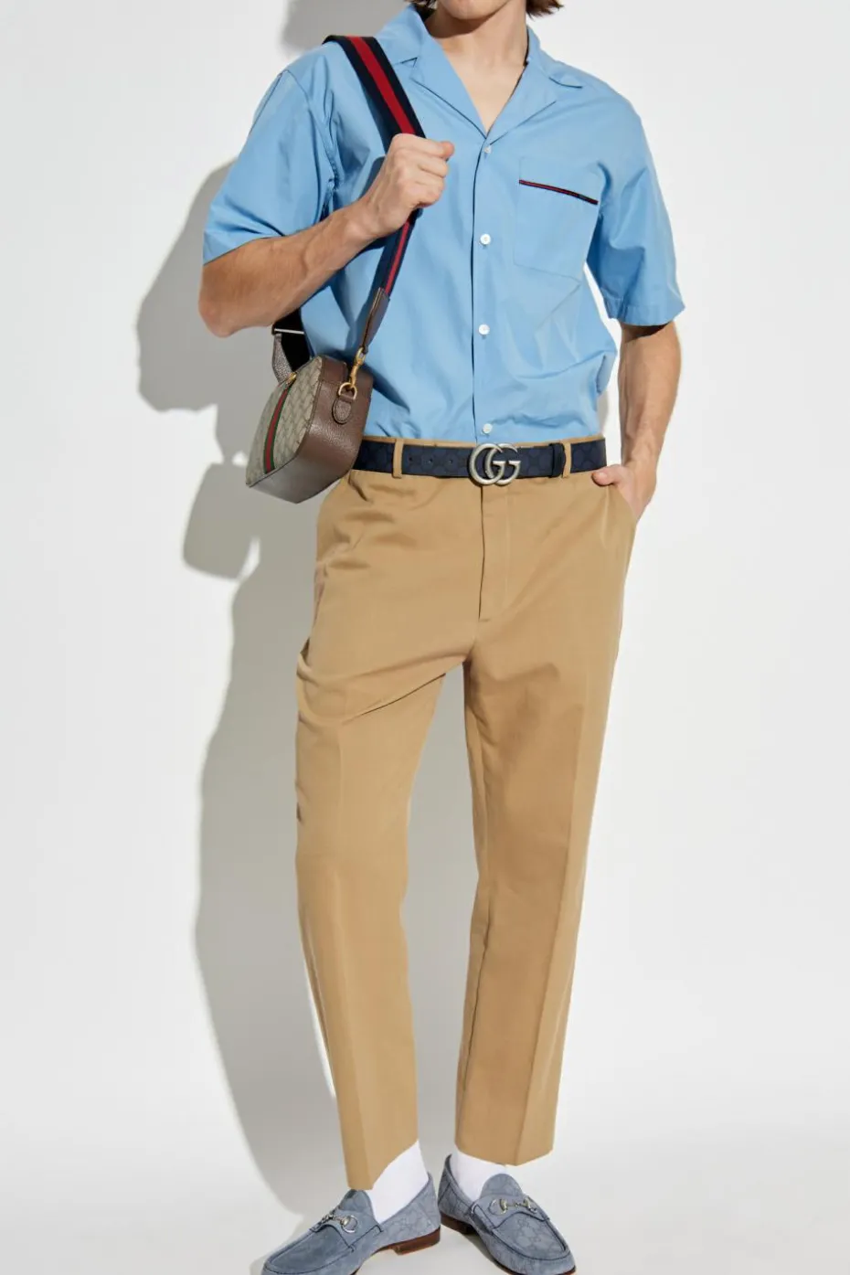 Gucci BLUE Shirt with pocket