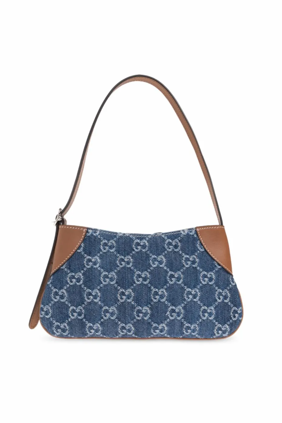 Gucci BLUE Shoulder bag GG Emblem Small