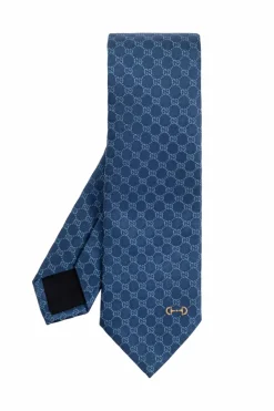 Gucci BLUE Silk tie