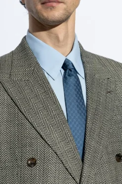 Gucci BLUE Silk tie