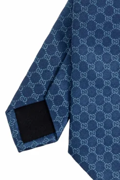 Gucci BLUE Silk tie