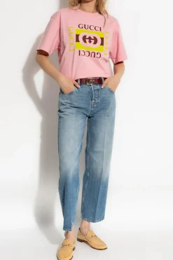Gucci BLUE Straight-leg jeans