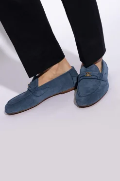 Gucci BLUE Suede loafers