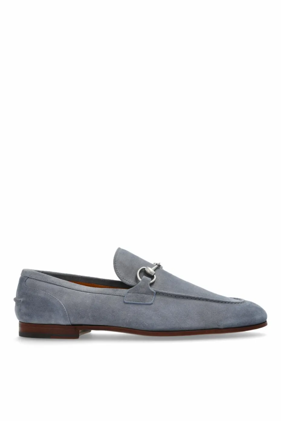 Gucci BLUE Suede loafers shoes
