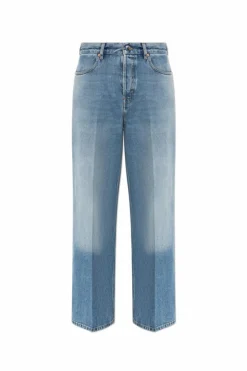 Gucci BLUE Wide-leg jeans