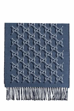Gucci BLUE Wool scarf