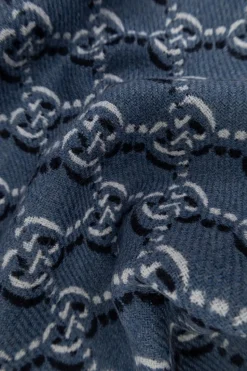 Gucci BLUE Wool scarf