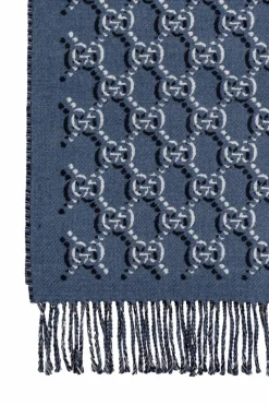 Gucci BLUE Wool scarf