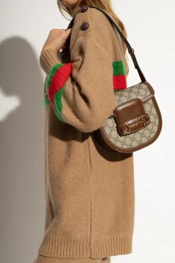 Gucci BROWN ‘1955 Horsebit’ shoulder bag