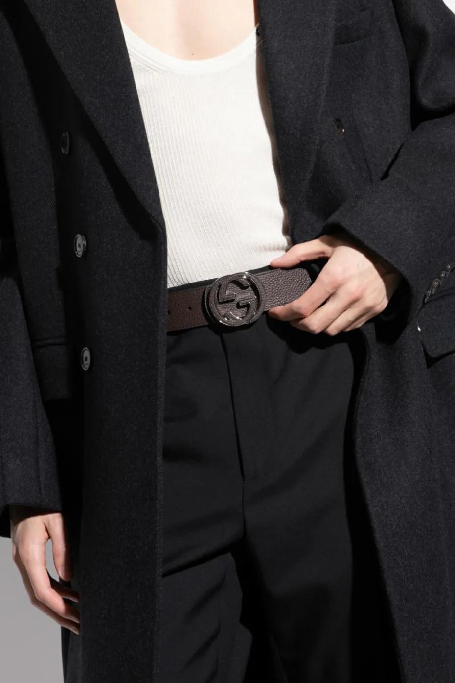 Gucci BROWN Belt with logo