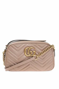 Gucci BROWN 'GG Marmont' shoulder bag