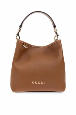 Gucci BROWN Handbag 'GG Emblem Mini'
