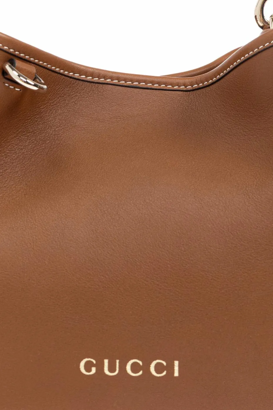 Gucci BROWN Handbag 'GG Emblem Mini'