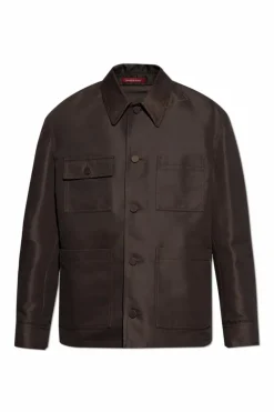 Gucci BROWN Jacket with logo