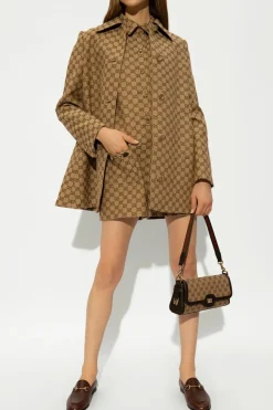 Gucci BROWN Jumpsuit with monogram