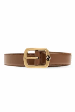 Gucci BROWN Leather belt