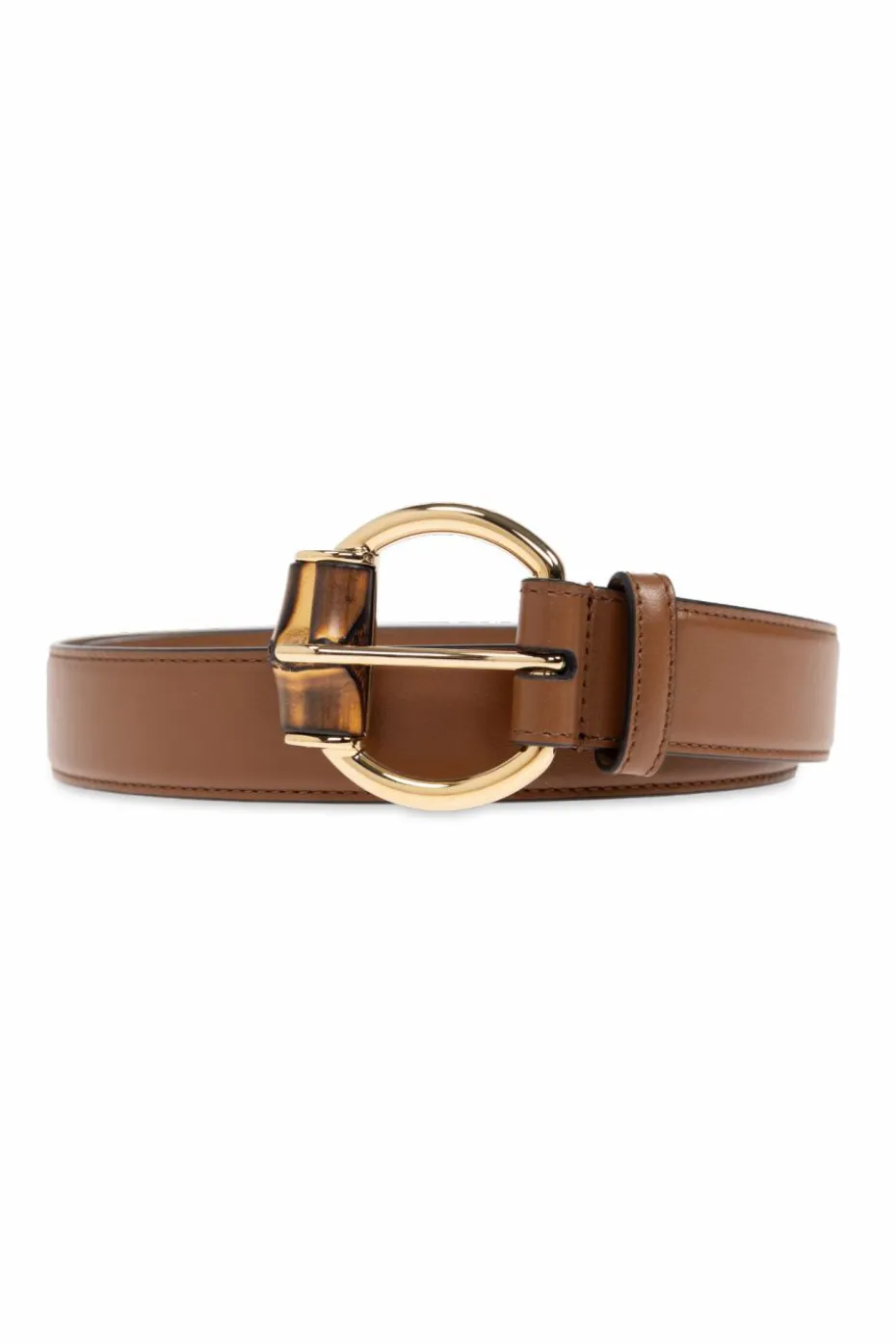 Gucci BROWN Leather belt