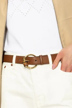 Gucci BROWN Leather belt