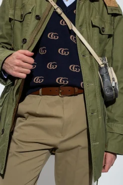Gucci BROWN Leather belt