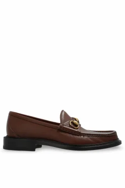 Gucci BROWN Leather loafers