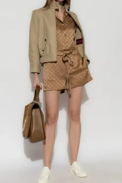Gucci BROWN Monogram shirt