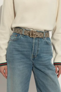 Gucci BROWN Reversible belt