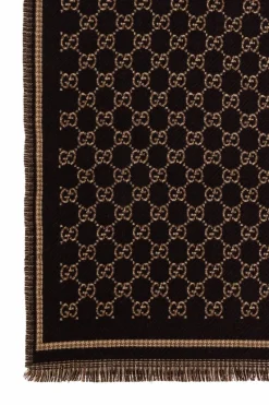 Gucci BROWN Scarf with monogram