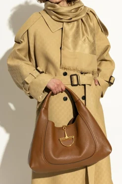 Gucci BROWN Shoulder bag "Softbit Maxi"