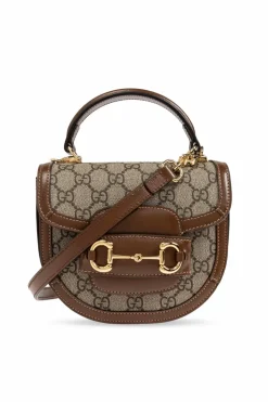 Gucci BROWN Shoulder bag Horsebit 1955 Mini