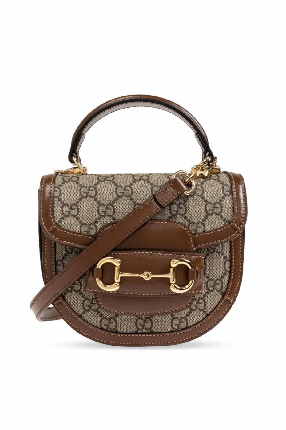 Gucci BROWN Shoulder bag Horsebit 1955 Mini