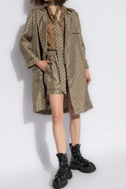 Gucci BROWN Silk shirt