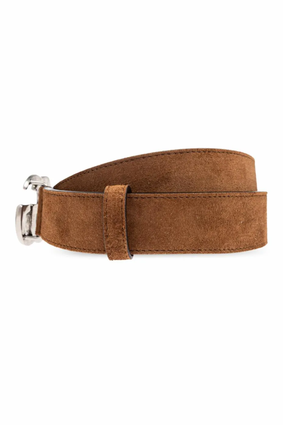 Gucci BROWN Suede belt